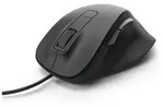 Hama Optische 6-Tasten-Maus MC-500, kabelgebunden, Schwarz - Schwarz