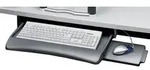 Fellowes Tastaturschublade verstellbar f&uuml;r Untertisch grau - Grau