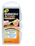 Duracell Hearing Aid DA10, Knopf/M&uuml;nze, 1,4 V, 6 St&uuml;ck(e), 3,6 mm, 5,8 mm, DA10