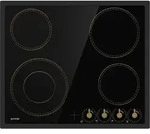 Gorenje EC642CLB Glaskeramik-Kochfeld, Anthrazit, Schwarz, Integriert, Keramik,