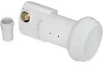 goobay Single Universal LNB 0,1dB (wei&szlig;/grau) - Wei&szlig;