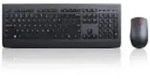 Lenovo 4X30H56828, Volle Gr&ouml;&szlig;e (100%), Kabellos, RF Wireless, QWERTY, Schwarz, Maus