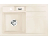 Sp&uuml;le KeraDomo BELA 78 in MAGNOLIE - Becken links mit Handbet&auml;tigung /...