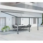 Palram - Canopia Terrassen&uuml;berdachung Olympia Anthrazit 295x546x305 cm - Grau