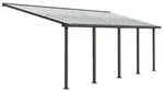 Palram - Canopia Aluminium Terrassen&uuml;berdachung Olympia Anthrazit 295x739x305 cm -