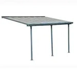 Palram - Canopia Terrassen&uuml;berdachung Feria Anthrazit 295x546x305 cm - Grau