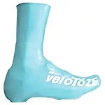 VeloToze &Uuml;berschuh lang blau S - wasserdichter Aero-&Uuml;berschuh f&uuml;r kalte...