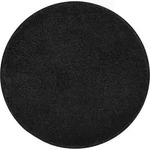 Kleine Wolke Badteppich RELAX Schwarz 100 cm rund - Schwarz