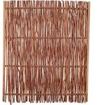 Zaun Hauptelement Haselnusszaun Pepe 120 x 140 cm braun