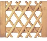 T&J J&auml;gerzaun braun Tor 100 x 80 cm Latten 55 mm - Braun