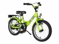 BIKESTAR Kinder Fahrrad ab 4 Jahre, 16 Zoll Classic Kinderrad, Grün
