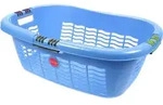 Wschekorb Ergo mit Softgriff 65 l 65x45x25cm blau - Blau