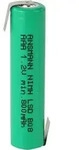 ANSMANN NiMH Akku Micro AAA 800mAh LSD mit L&ouml;tfahne 1.2V - Gr&uuml;n