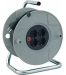 Brennenstuhl AK 260, Wei&szlig;, Kunststoff, 4 AC-Ausg&auml;nge, Gerade, 25 m, IP20 - Wei&szlig;