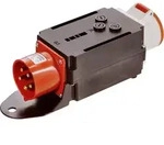 as-Schwabe MIXO Adapter Stromverteiler 400V 32A CEE auf 1x CEE 400V 16A IP44