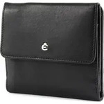 Esquire Geldb&ouml;rse Herren schwarz Leder Wiener Schachtel 10KF Portemonnaie...