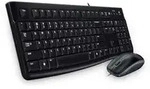 Logitech Desktop MK120 - Tastatur-und-Maus-Set - USB - Bulgarisch - Schwarz