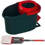Vileda UltraMax Turbo Komplett-Set mit Teleskopstiel Wischmop Eimer Bodenwischer -
