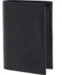 oxmox Leder Geldb&ouml;rse Leather Kombib&ouml;rse Turtle Embossed Black schwarz -...