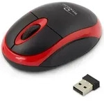 Titanum 3D Optische Maus Drahtlos 24Ghz Vulture Czczer - Schwarz/Rot