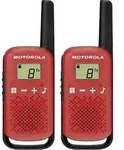 Walkie-Talkie Motorola (2 Pcs) - Schwarz/Rot