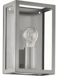 EGLO Au&szlig;en-Wandlampe Alamonte, 1 flammige Au&szlig;enleuchte, Wandleuchte aus Edelstahl,