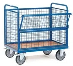 Fetra Drahtkastenwagen Ladefl&auml;che L x B 1000 x 700 mm 600 kg