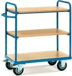 Fetra Etagenwagen mit 3 B&ouml;den LxB 850 x 500 mm 500 kg
