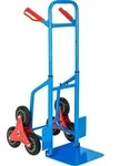 tectake Treppensackkarre 200kg Tragkraft Sternr&auml;der Stahl 103x49x66cm blau