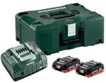 Metabo Basis-Set 2 x LiHD 4.0 Ah + metaBOX 145