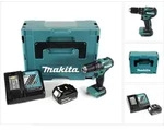 Makita DHP 483 RT1J Akku Schlagbohrschrauber 18V 40Nm im Makpac + 1x 5,0 Ah Akku