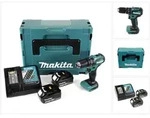 Makita DHP 483 RMJ Akku Schlagbohrschrauber 18V 40Nm im Makpac + 2x 4,0 Ah Akku...