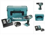 Makita DHP 484 RT1J 18V Brushless Li-Ion Akku Schlagbohrschrauber im Makpac...