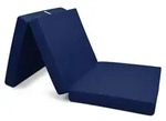 Beautissu Klappmatratze G&auml;stebett Faltmatratze Campix, 60x190cm, Dunkelblau -
