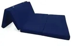 Beautissu Klappmatratze G&auml;stebett Faltmatratze Campix, 120x195cm, Dunkelblau -