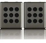 Lenco BTP-200BK Bluetooth-Lautsprecherset 2 x 5 W AUX einzeln oder Stereo Grau...