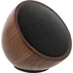 InLine woodwoom, Mini Bluetooth Walnuss-Holz Lautsprecher, 52mm, 1.0 Kan&auml;le, 1-Weg,