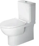 Duravit Stand-Tiefsp&uuml;l-WC Kombi No.1 36,5x65 cm 6 l waagerechter Abgang Rimless