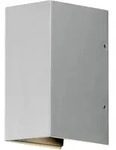 Konstsmide Cremona grau lackiertes Aluminium, klares Acrylglas, individuell