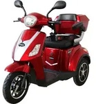 Rolektro, E-Trike 25 V.2, Rot, 60V-20Ah Bleigel Akkus, 1000 Watt - Rot