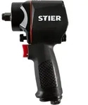 STIER Druckluft Schlagschrauber 14-KBS, Extra kurz, Jumbo-Hammer-Schlagwerk,