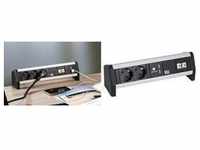 Bachmann Facility System DESK 2 x Schuko, 1 x USB Charger, 2 x Cat6 schafft optimale