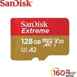 128GB SanDisk Extreme MicroSDXC 160MB/s +Adapter