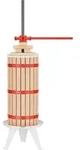Wiltec 30L Obstpresse aus Buchenholz inkl. Presstuch, manuelle Weinpresse mit