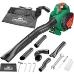 GARDEBRUK&reg; Laubsauger 4 in 1 Benzin Blasgeschwindigkeit 68m/s Fangsack 45L inkl