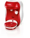 Bosch TAS1006, Pad-Kaffeemaschine, 0,7 l, Kaffeekapsel, 1400 W, Rot, Wei&szlig; -