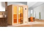 weka Premium-Massivholzsauna 45 mm BERGEN 2 GTF x B x T x H x 196 x 195 x 205 - Braun