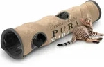 D&D Katzentunnel Pura Vida 25 x 120 cm Braun und Anthrazit 434/436455 - Beige/Grau