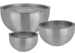 GSW Thermosch&uuml;ssel-Set 6 tlg. mit Kunststoffdeckel, Edelstahl, Kunststoff,
