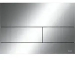 TECEsquare II Met. WC-Bet&auml;tigungsplatte Chrom gl&auml;nzend - Silber